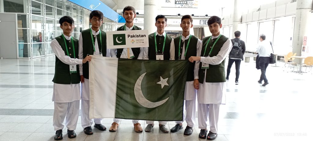 Pakistani IMO Team 2023 In Chiba Japan